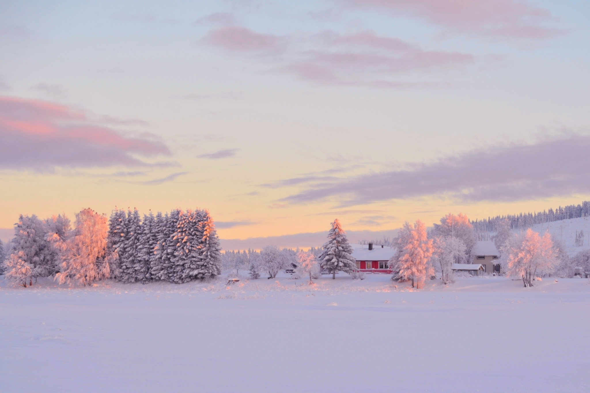 arktinen Suomi talvella