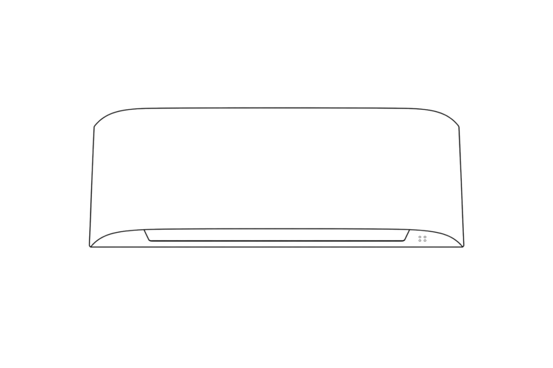 toshiba haori ilmalämpöpumppu illustraatiokuva