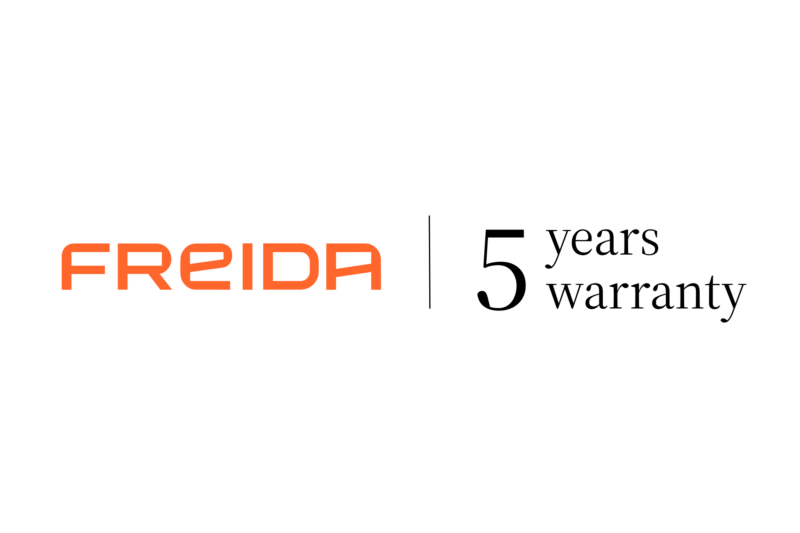 Freida takuu 5 vuotta logo
