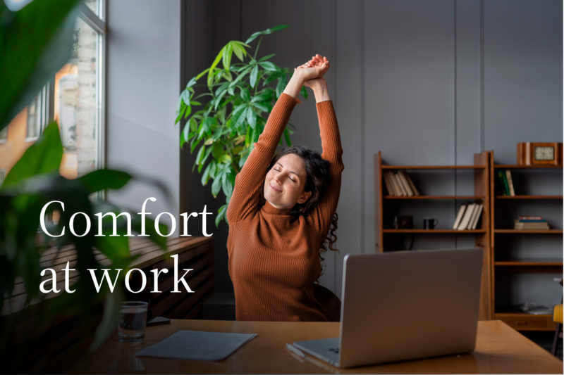 comfort at work with air to air heat pump